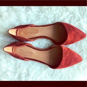Madewell suede flats